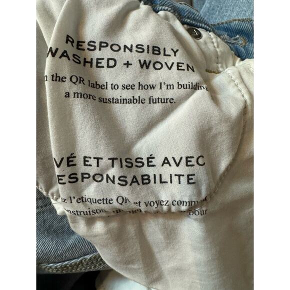 NWT Frame Denim Le High Waist Ankle Straight Leg Jean Caye Sand Lyocell Blend 27 - Picture 5 of 7